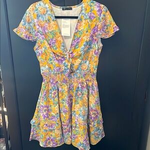 Floral Ruffle Dress